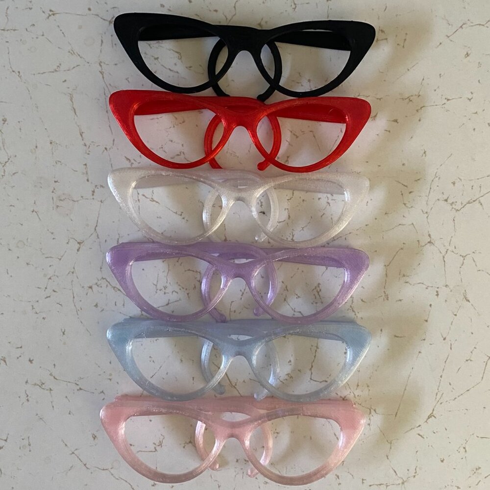 NEW Glasses- Cateye frames for your Cabbage Patch Kids fits most all HM Multiple